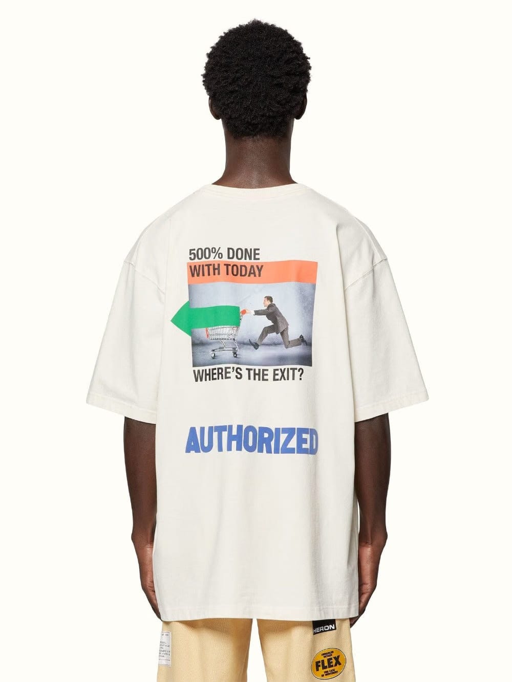 Heron Preston SS Tee OS A.F. Authorized Off-White
