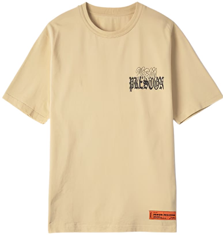 Heron Preston T-Shirt Atlas Beige Blue