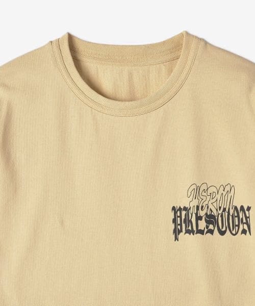 Heron Preston T-Shirt Atlas Beige Blue