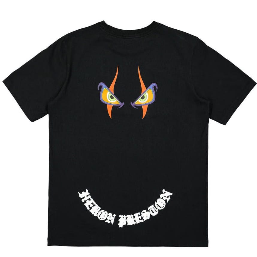 Heron Preston SS Tee OS Angry Eyes Black