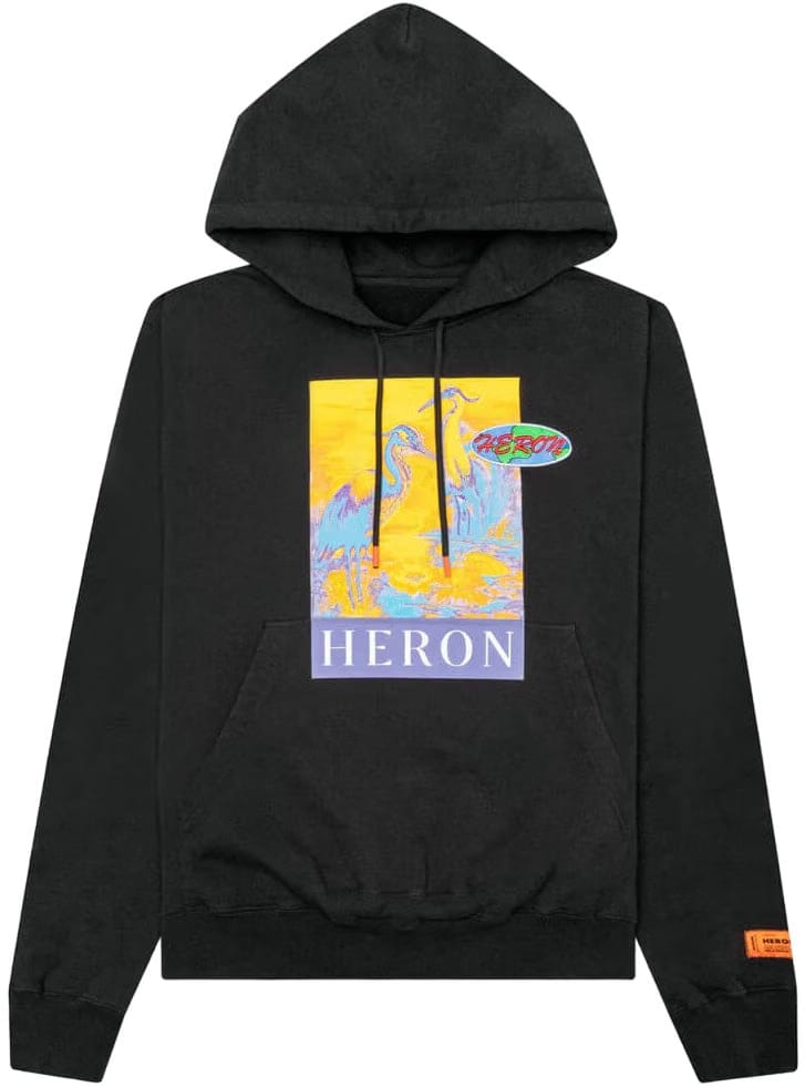 Heron Preston Heron KK22 Hoodie Black Yellow