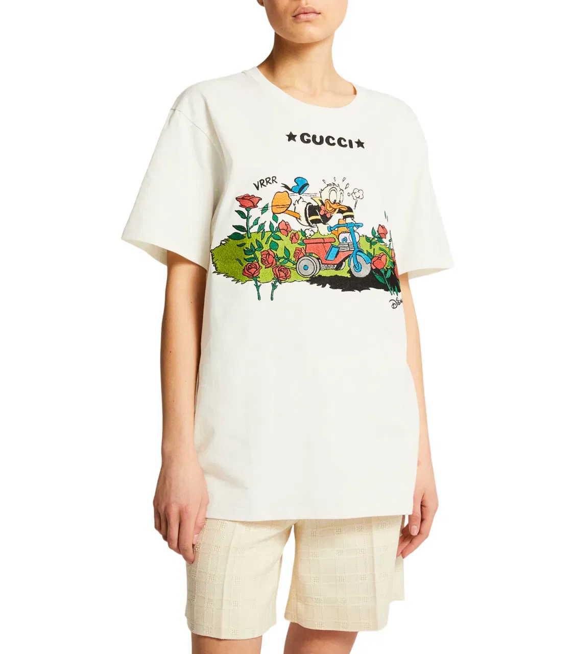 Gucci x Disney Garden Rose Donald Duck T-Shirt