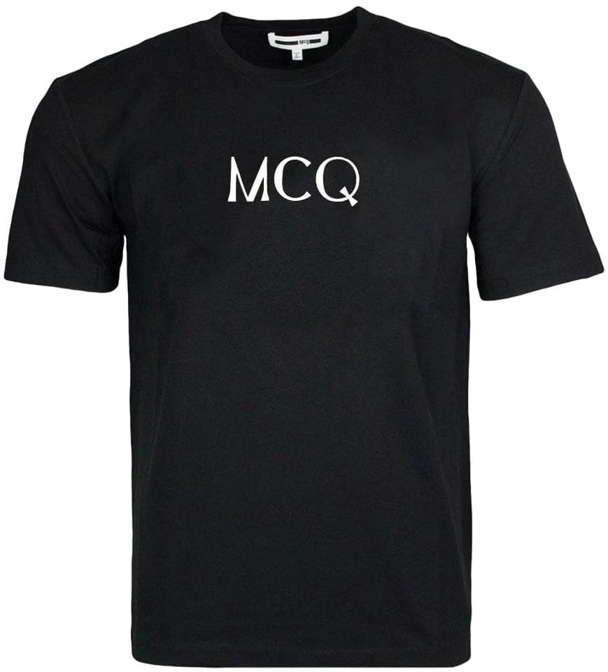 McQ Alexander Mcqueen Logo Matter T-Shirt Black