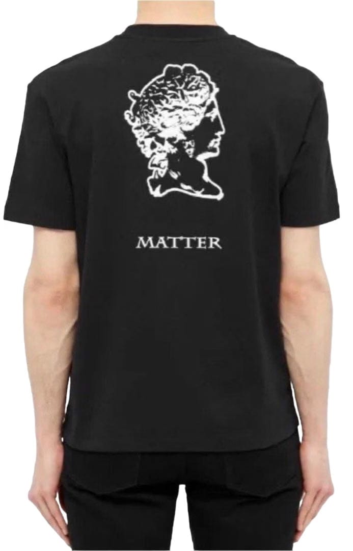 McQ Alexander Mcqueen Logo Matter T-Shirt Black