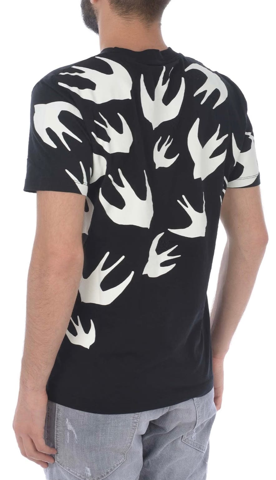 McQ Alexander McQueen Swallow Degradé T-Shirt Black