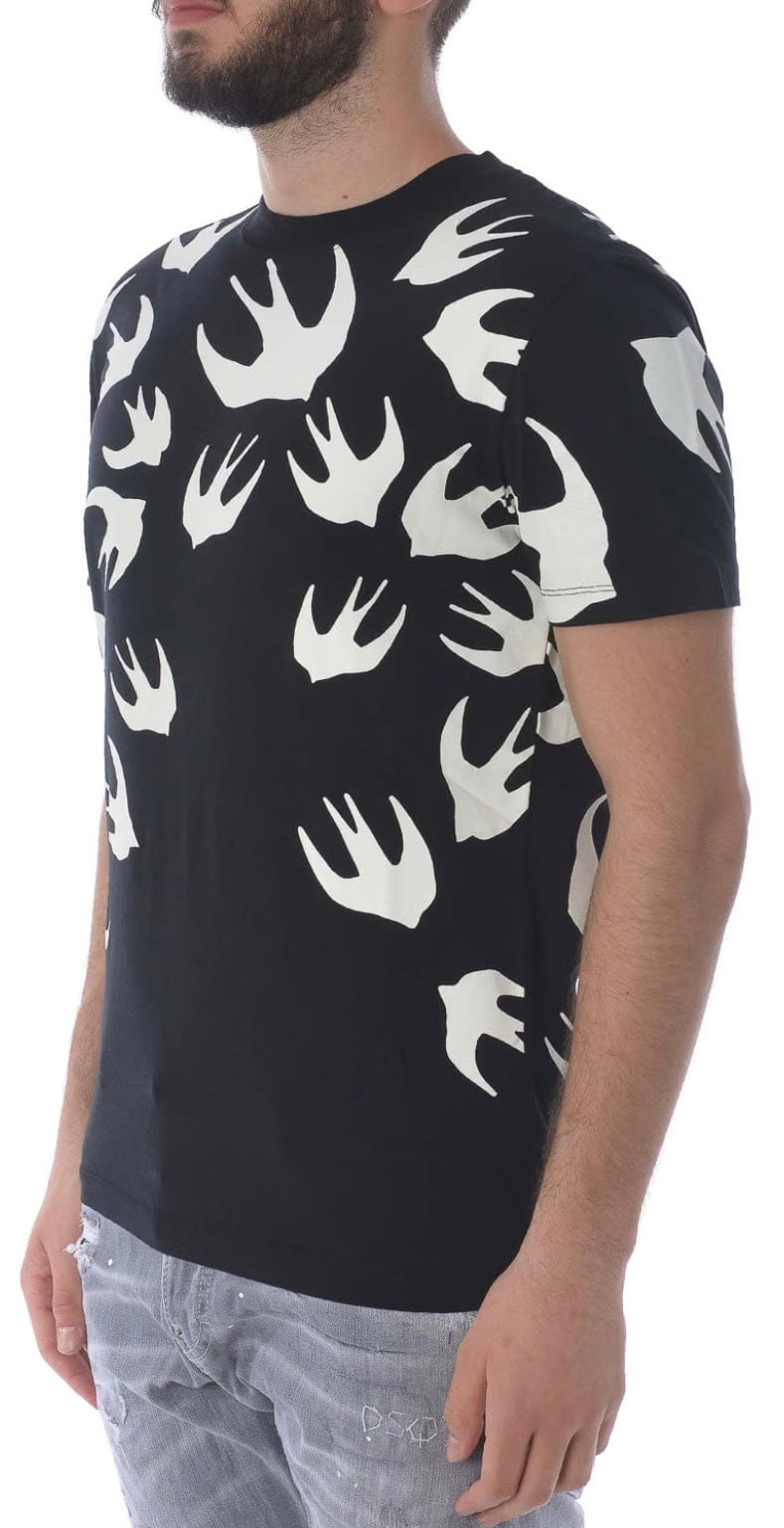 McQ Alexander McQueen Swallow Degradé T-Shirt Black