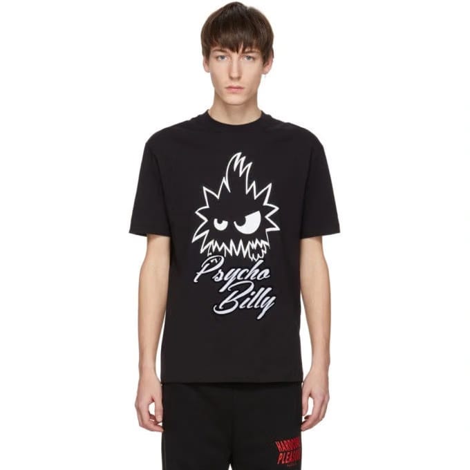 McQ Alexander McQueen Psycho Billy T-Shirt Black