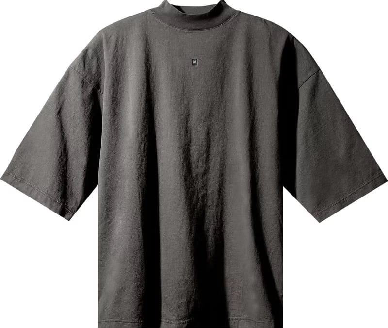 Yeezy Gap Engineered by Balenciaga Logo 3/4 Sleeve Tee Grey