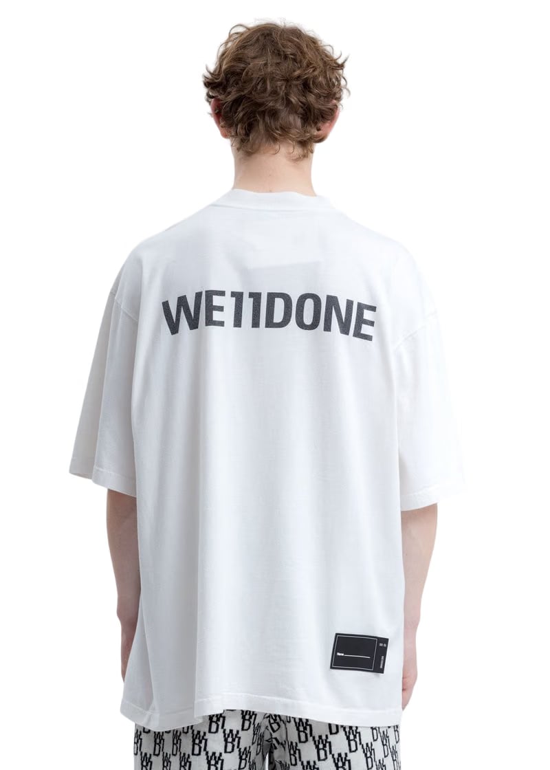 We11done New Movie Collage T-Shirt White