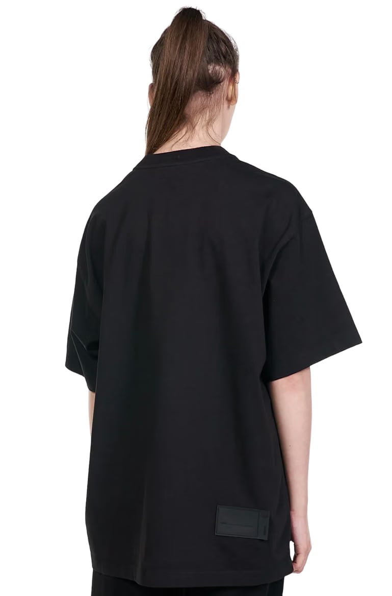 We11done Embroidered Teddy T-Shirt Black