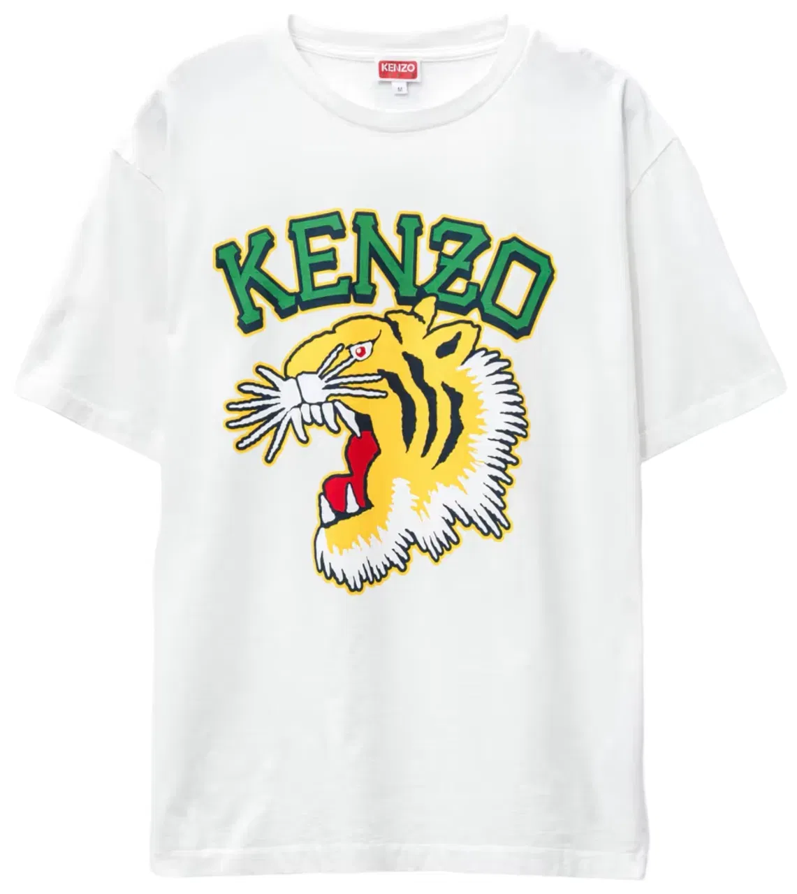 Kenzo Tiger Varsity Oversized T-Shirt White