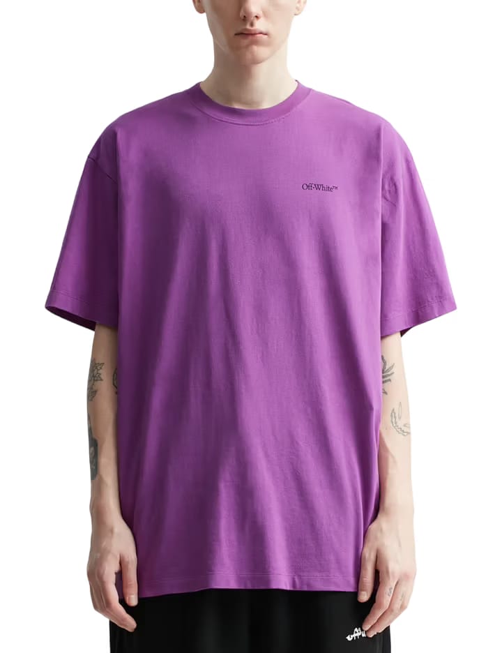 Off-White Jumbo Arrow Oversized S/S Orchid Black T-Shirt