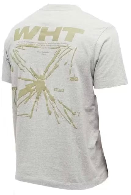 Off-White Splash Arr Oversized Skate S/S Melange Grey T-Shirt
