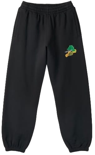 Off-White Brush Arr Slim Black Multicolour Sweatpants
