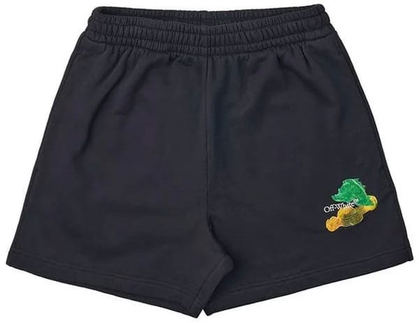 Off-White Brush Arrows-Print Track Shorts