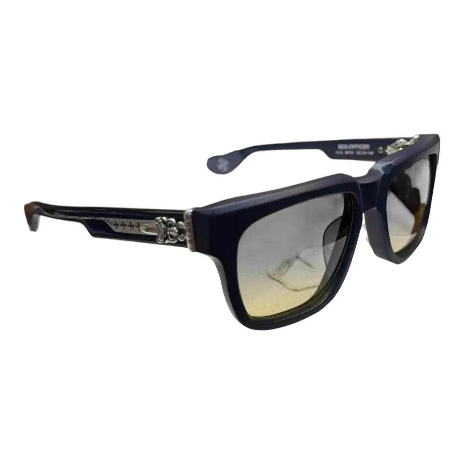 Chrome Hearts Box Officer Matte Peacock/Navy Sunglasses