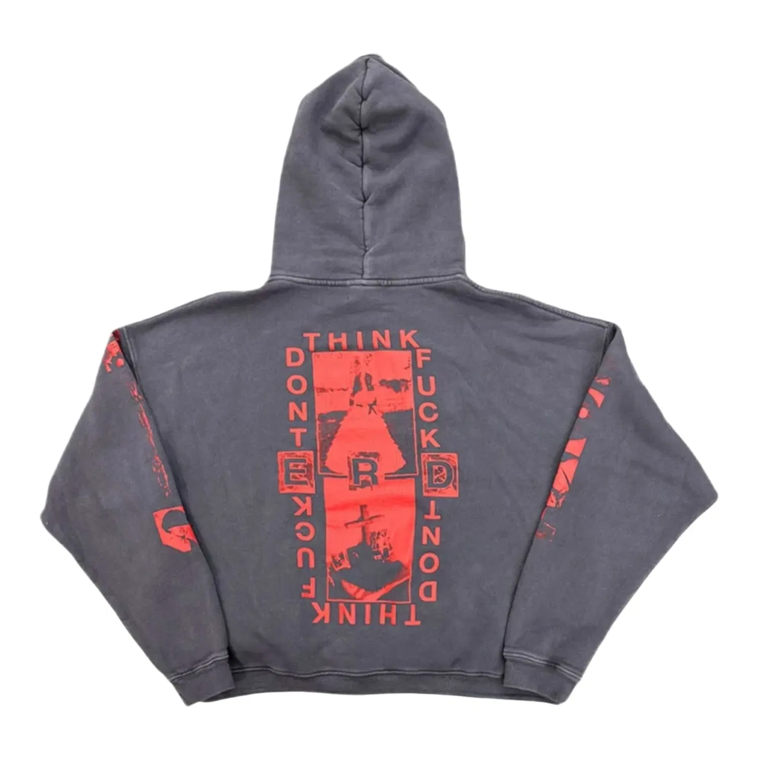 Enfants Riches Déprimés Lips Hoodie Faded Burgundy