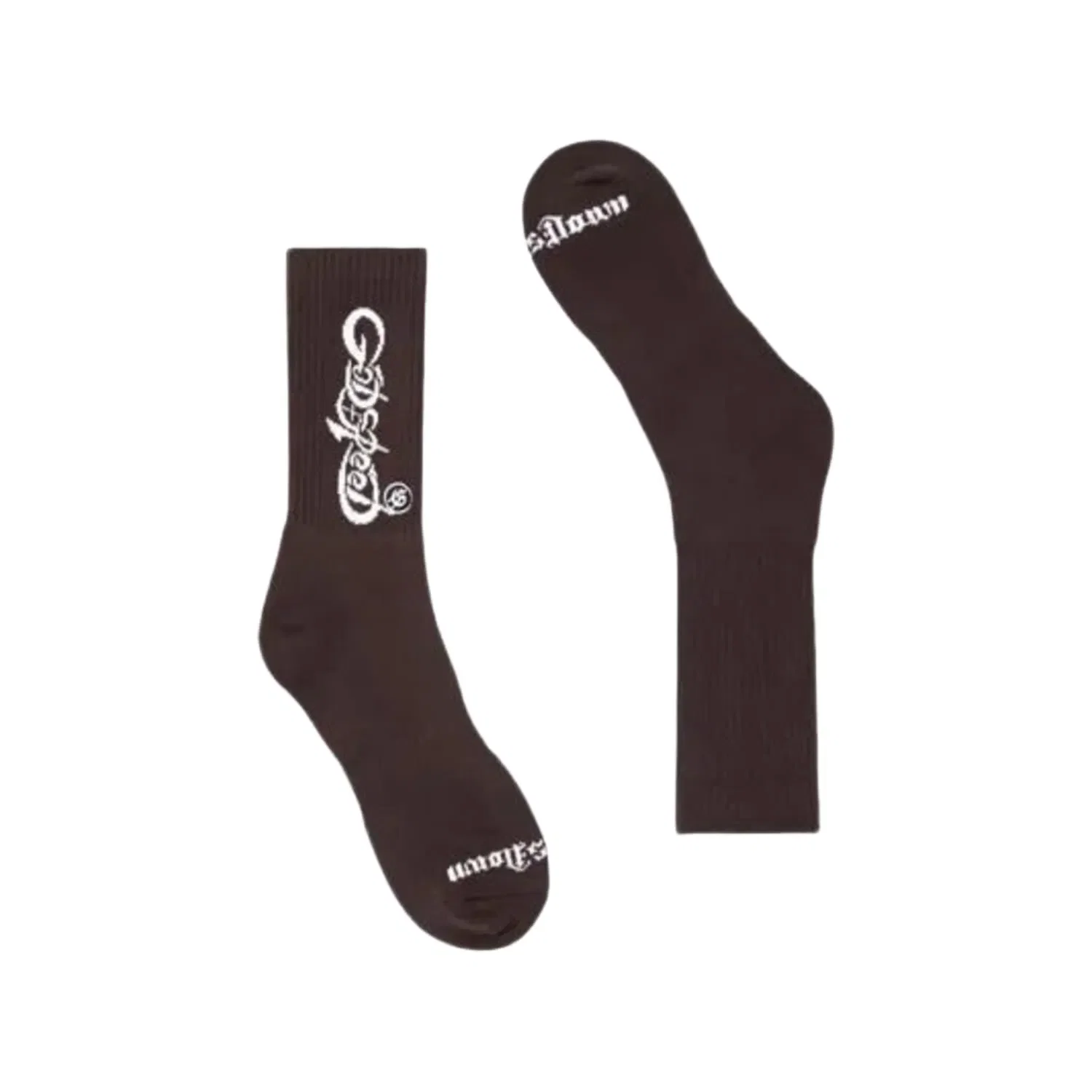 Godspeed New York New Age Logo Sock Brown/White