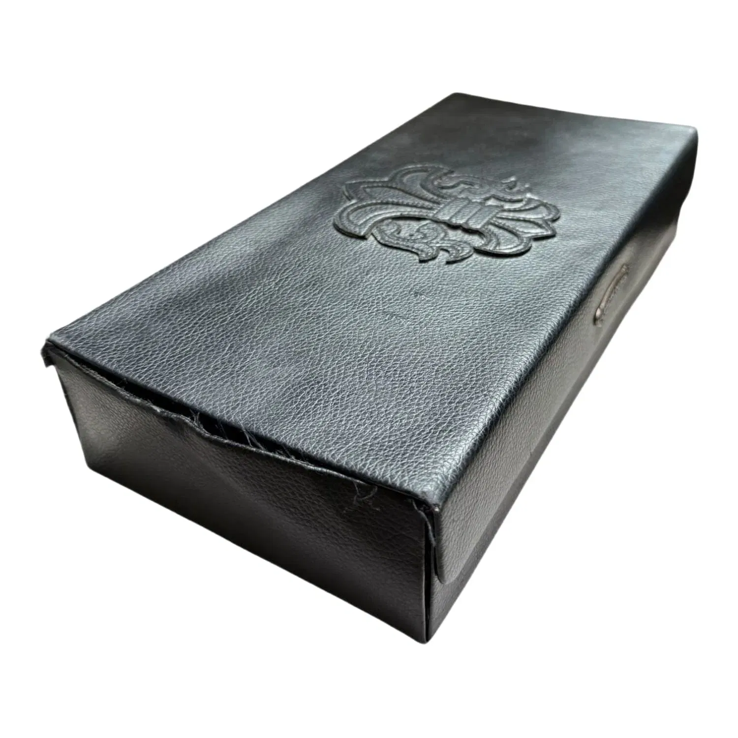 Chrome Hearts Leather Fleur Patch Sunglasses Case