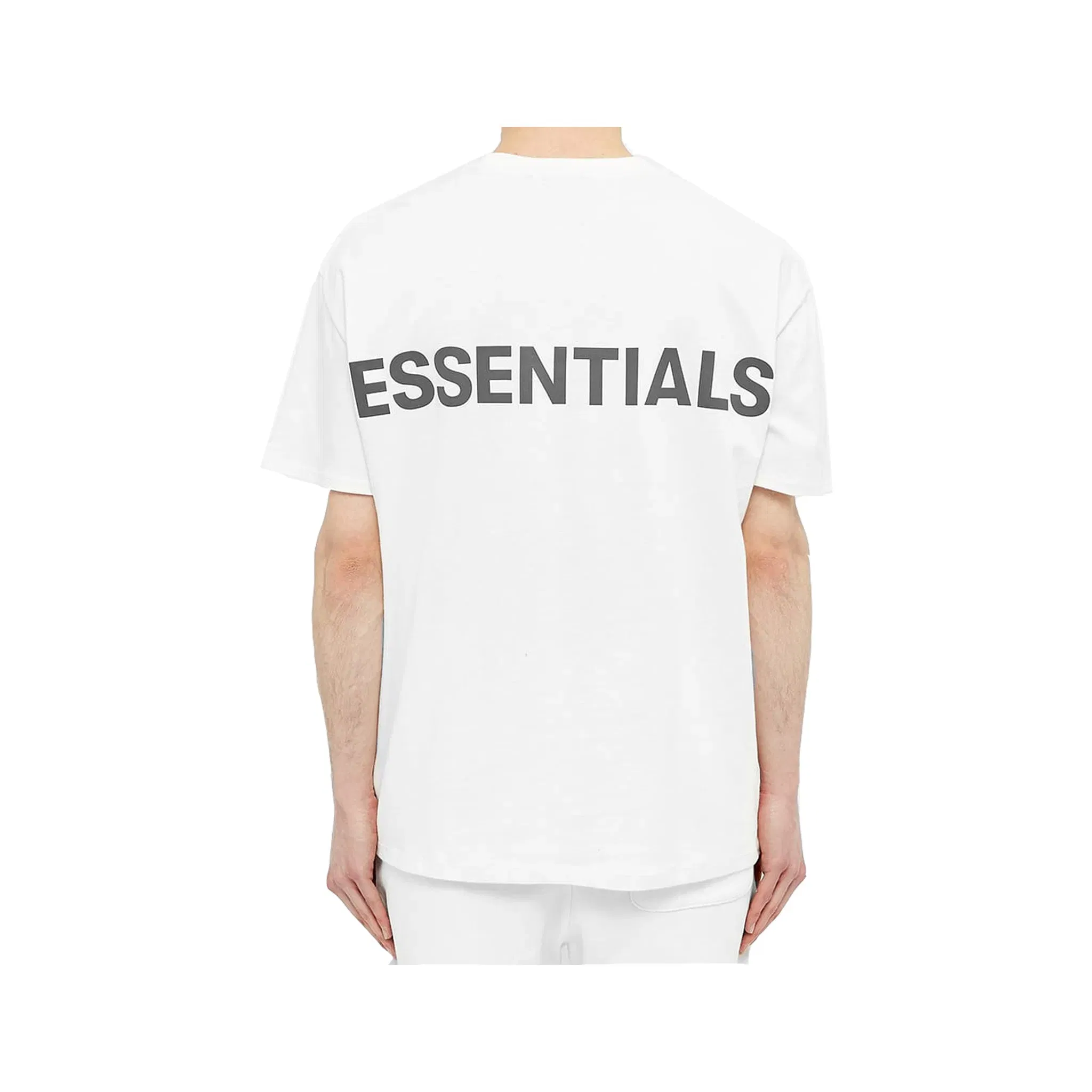 Fear of God Essentials 3M Reflective Tee White (FW19)