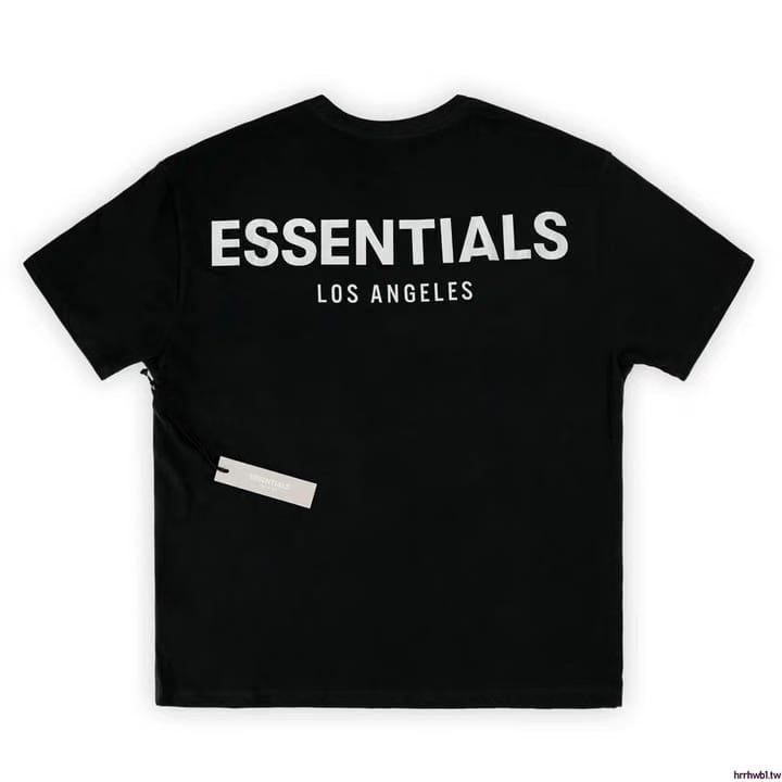 Fear of God Essentials 3M Reflective LA Exclusive Tee Black (FW19)