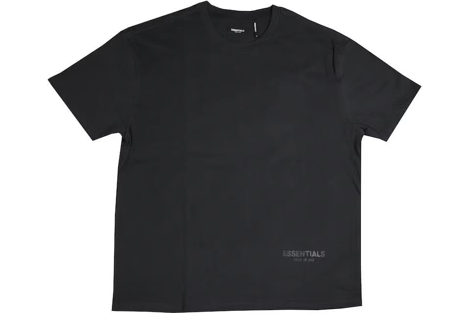 Fear of God Essentials 3M Reflective LA Exclusive Tee Black (FW19)