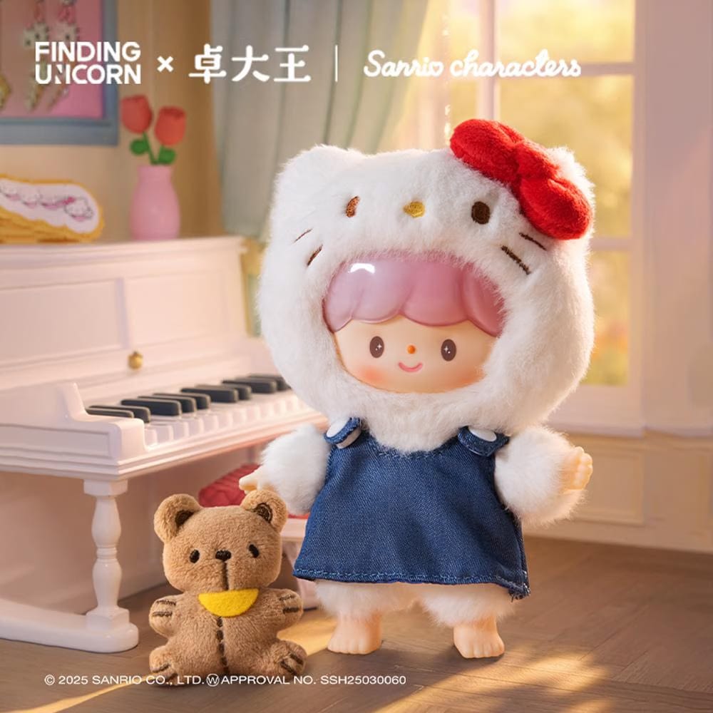 F.UN Zzoton x Sanrio Love League Buddies Vinyl Plush Keychain Blind Box