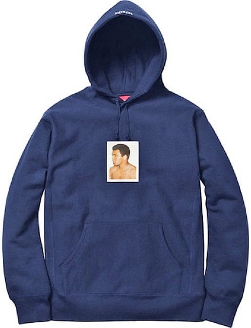 Supreme Ali Warhol Hooded Sweatshirt Navy