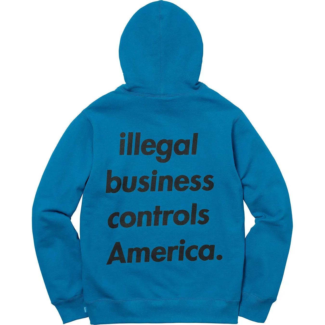 Supreme Illegal Business Hooded Sweatshirt Dark Aqua
