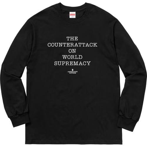 Supreme UNDERCOVER/Public Enemy Counterattack L/S Tee Black