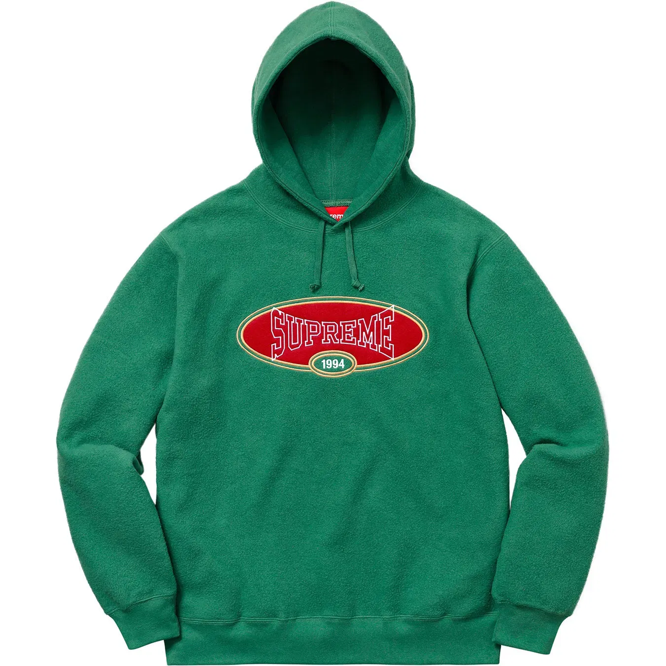 Supreme Reverse Fleece Hooded Sweatshirt Light Pine