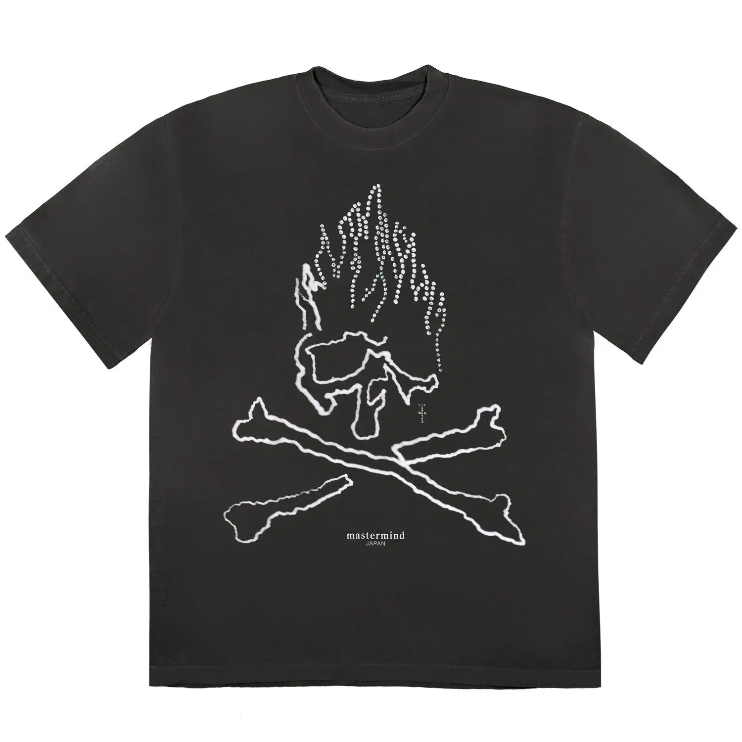 Travis Scott Cactus Jack x Mastermind Skull T-shirt Black