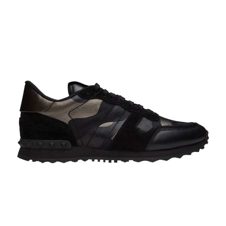 Valentino Rockrunner Black Metallic Camo