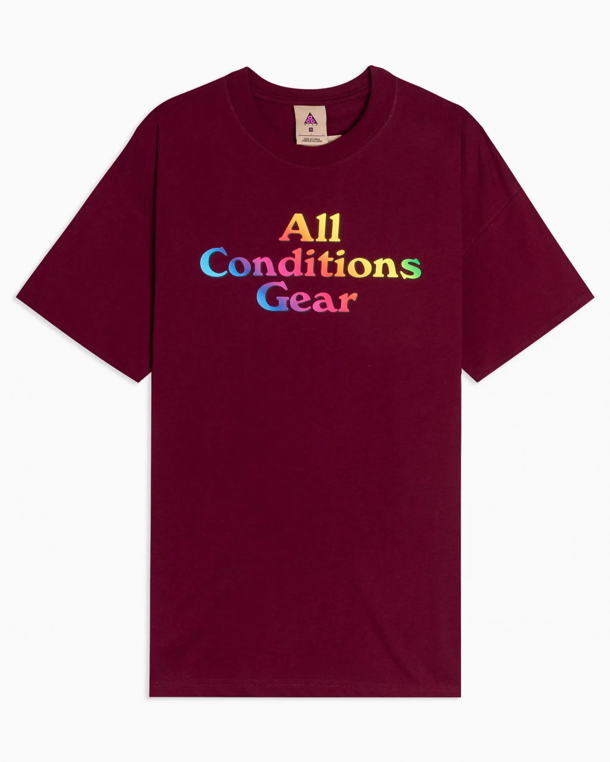 Nike NRG ACG Gradient S/S T-Shirt Dark Beetroot
