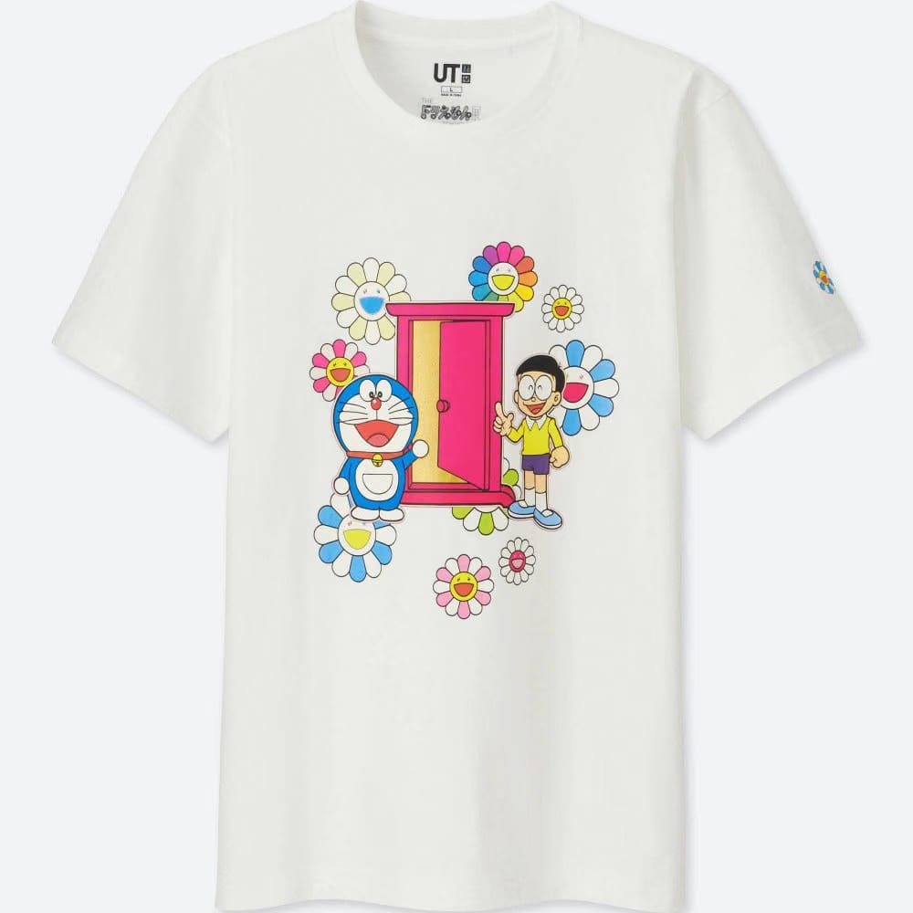 Takashi Murakami x Uniqlo x Doraemon Tee White (Size M)