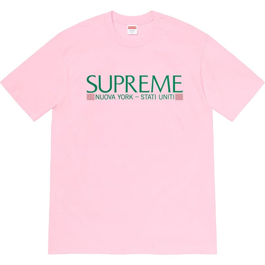 Supreme Nuova York Tee Pink (Size M)