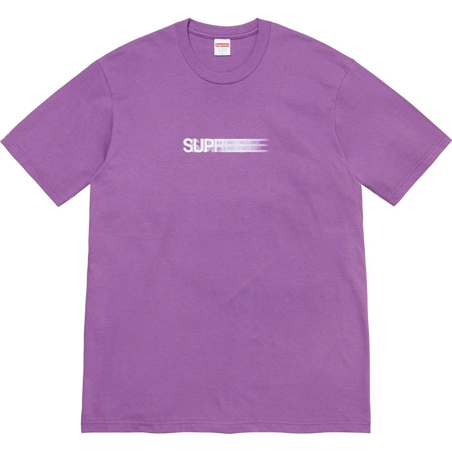 Supreme Motion Logo Tee Purple