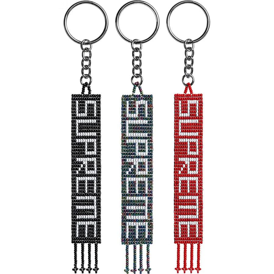 Supreme Beaded Keychain Multicolor