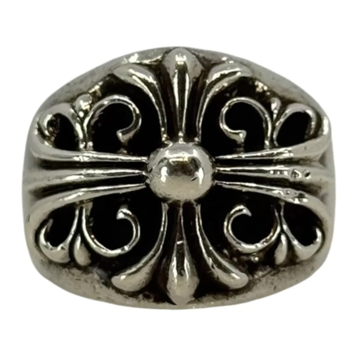 Chrome Hearts Silver Keeper Ring - US Size 12