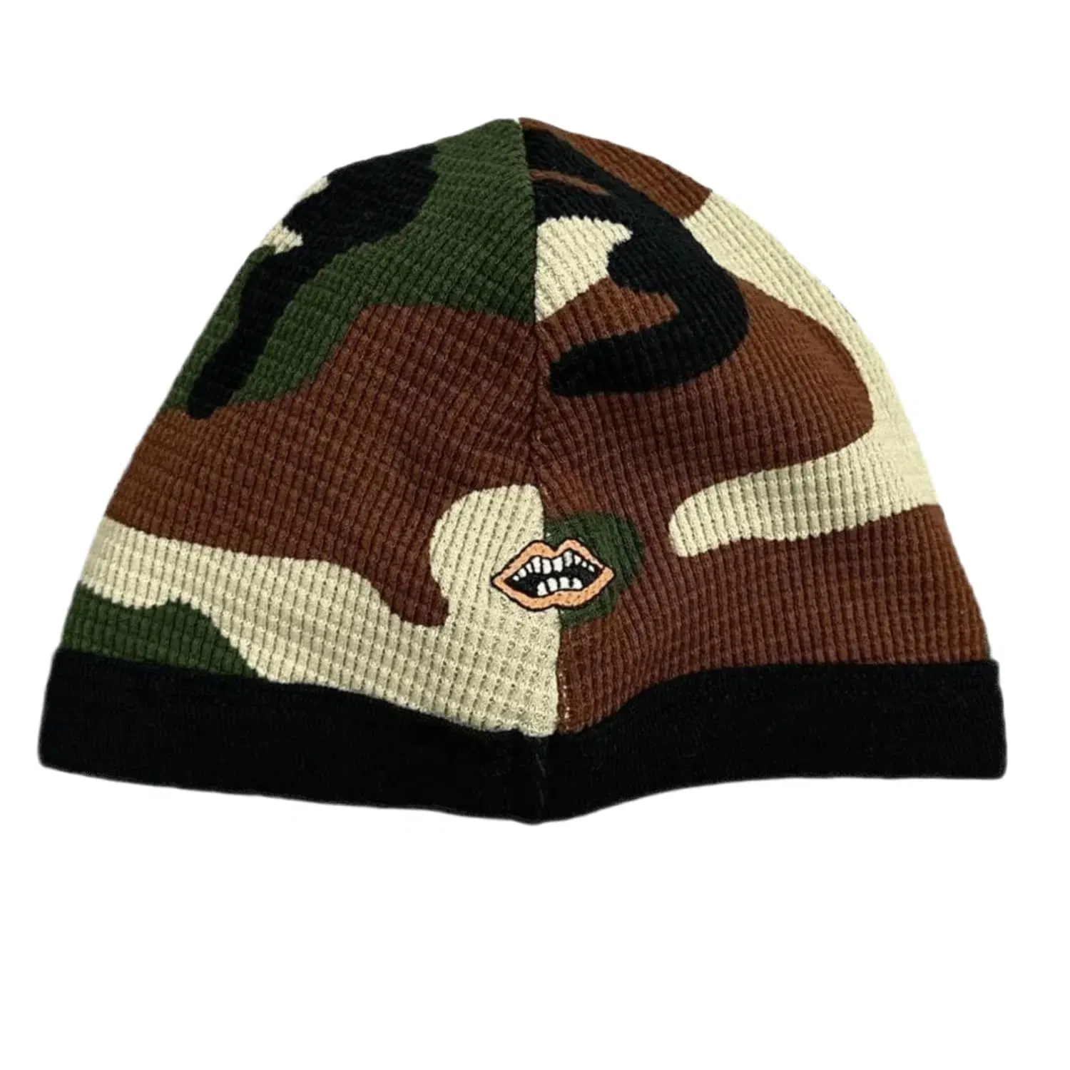 Chrome Hearts Matty Boy Dagger Lips Skull Cap Thermal Beanie Camo