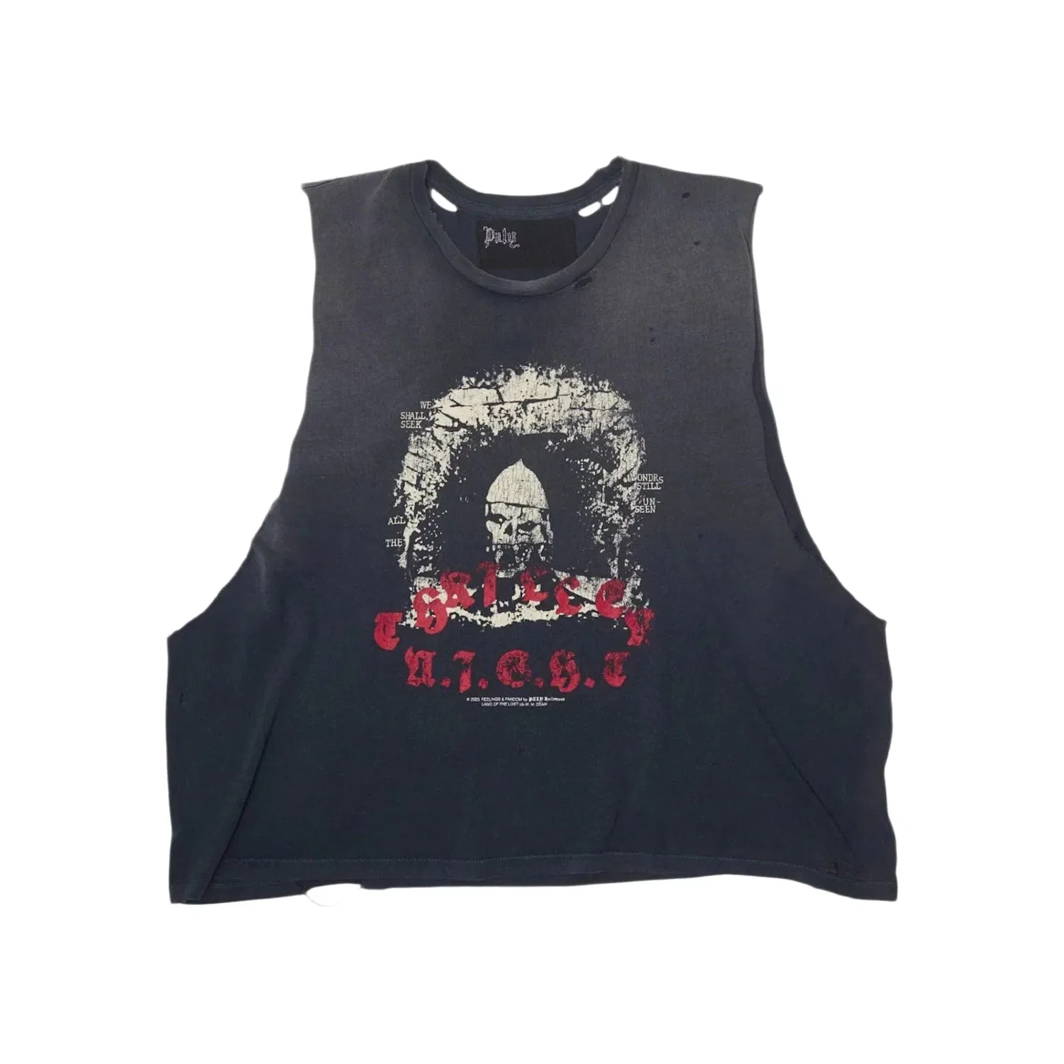 Paly Hollywood Thriller Night Cut Off Tee Black