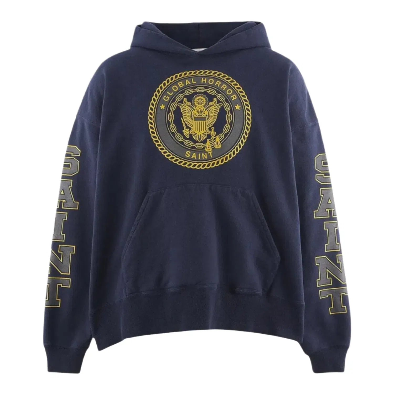 Saint Michael Global Horror Saint Hoodie Navy