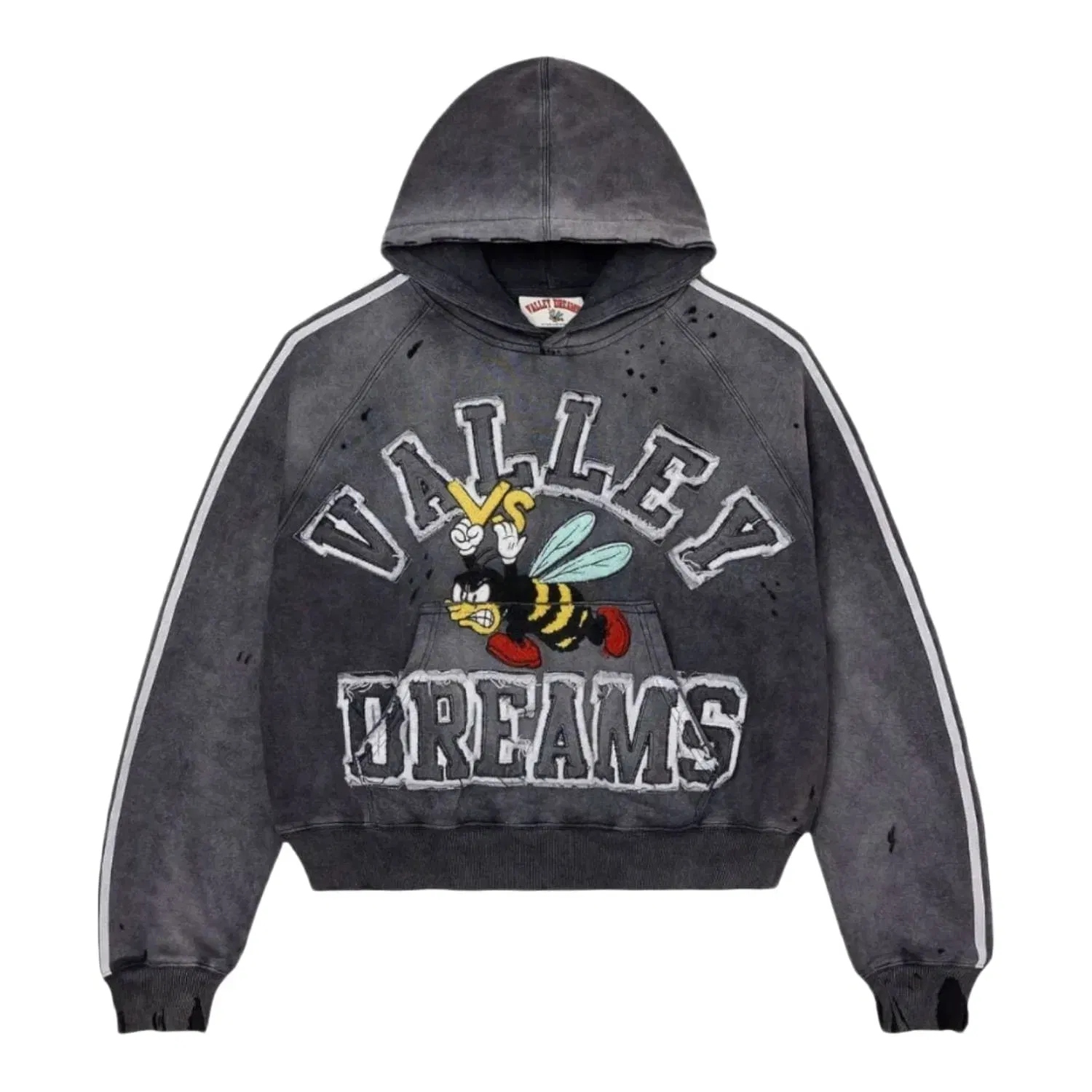Vale Forever Anthem Pullover Hoodie Black Mono