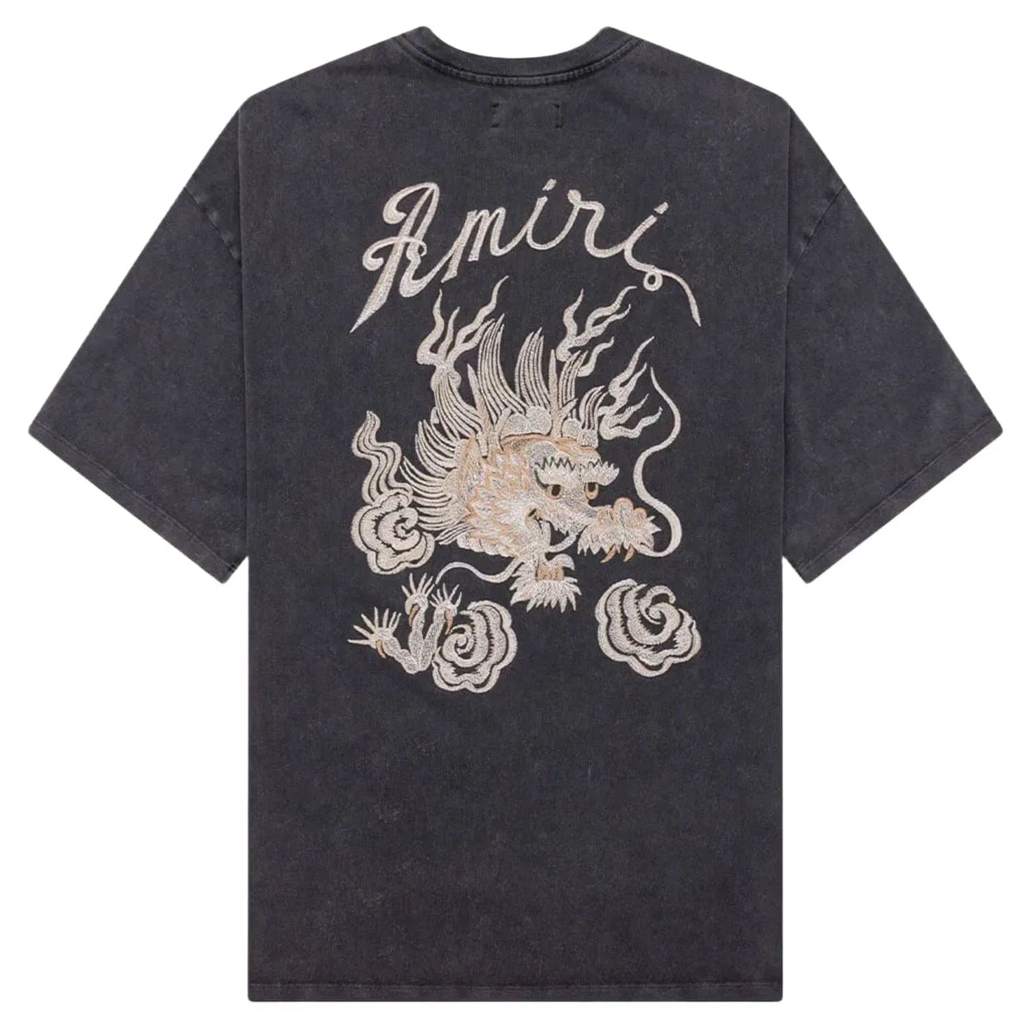 Amiri Dragon Oversized T-Shirt Grey