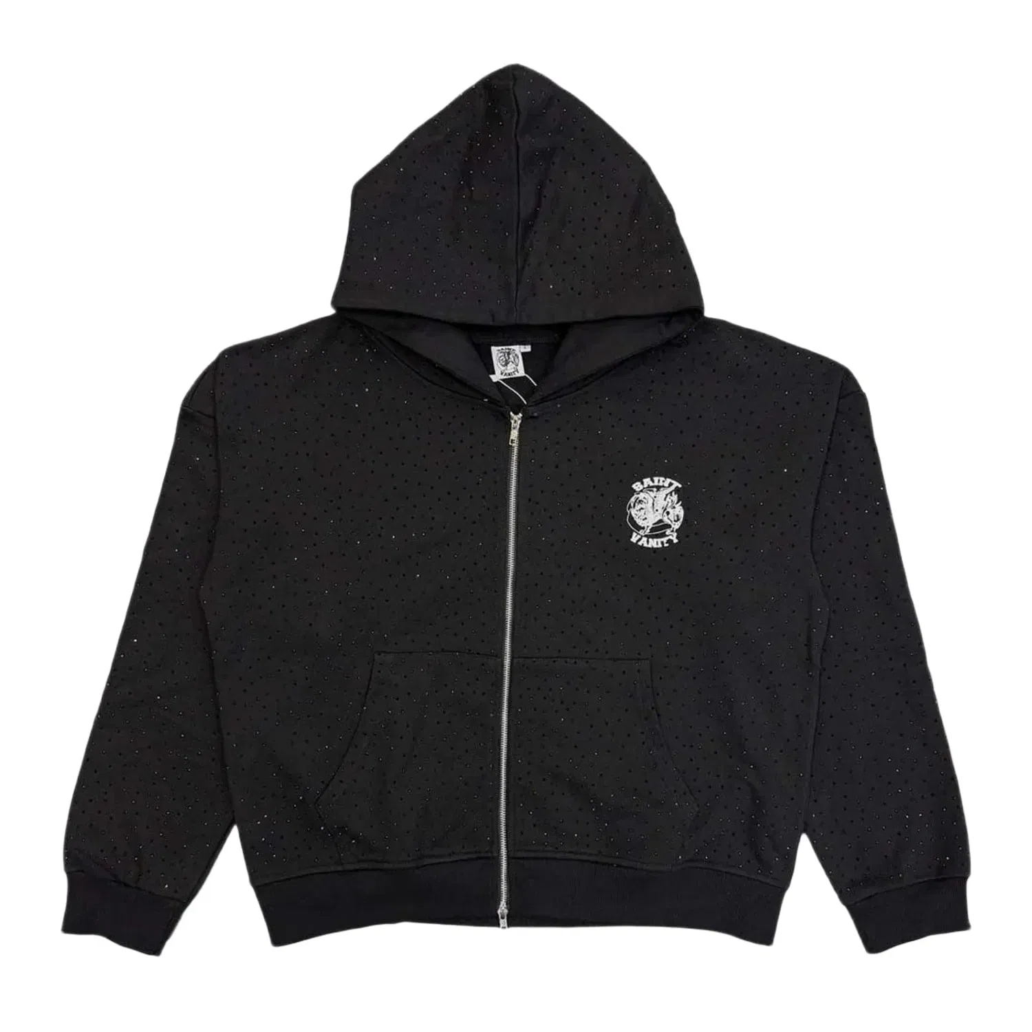 Saint Vanity VVS Zip Up Hoodie Oreo