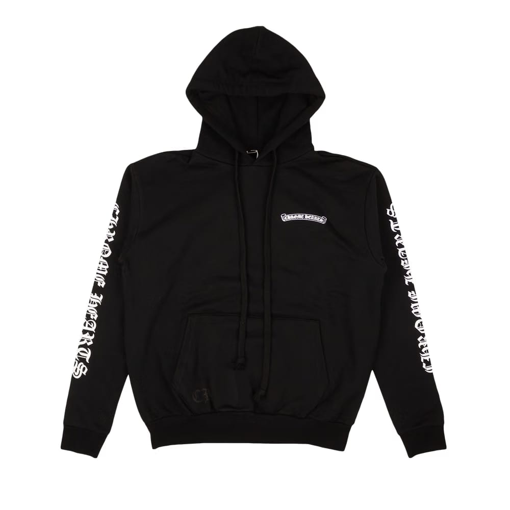 Chrome Hearts Script Logo Hoodie Black