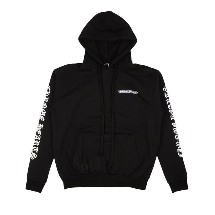 Chrome Hearts Script Logo Hoodie Black
