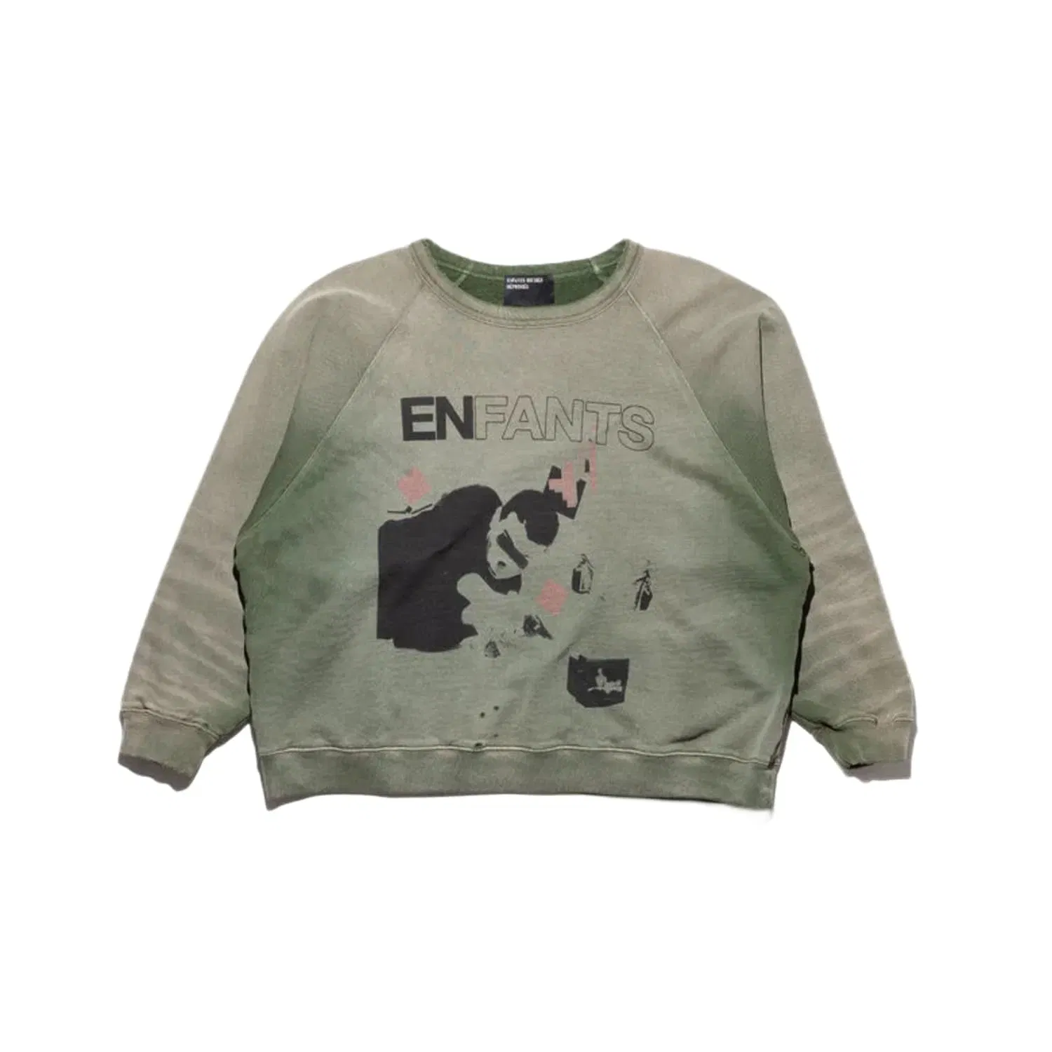 Enfants Riches Déprimés My Death My Life Raglan Sweatshirt Gardener Green