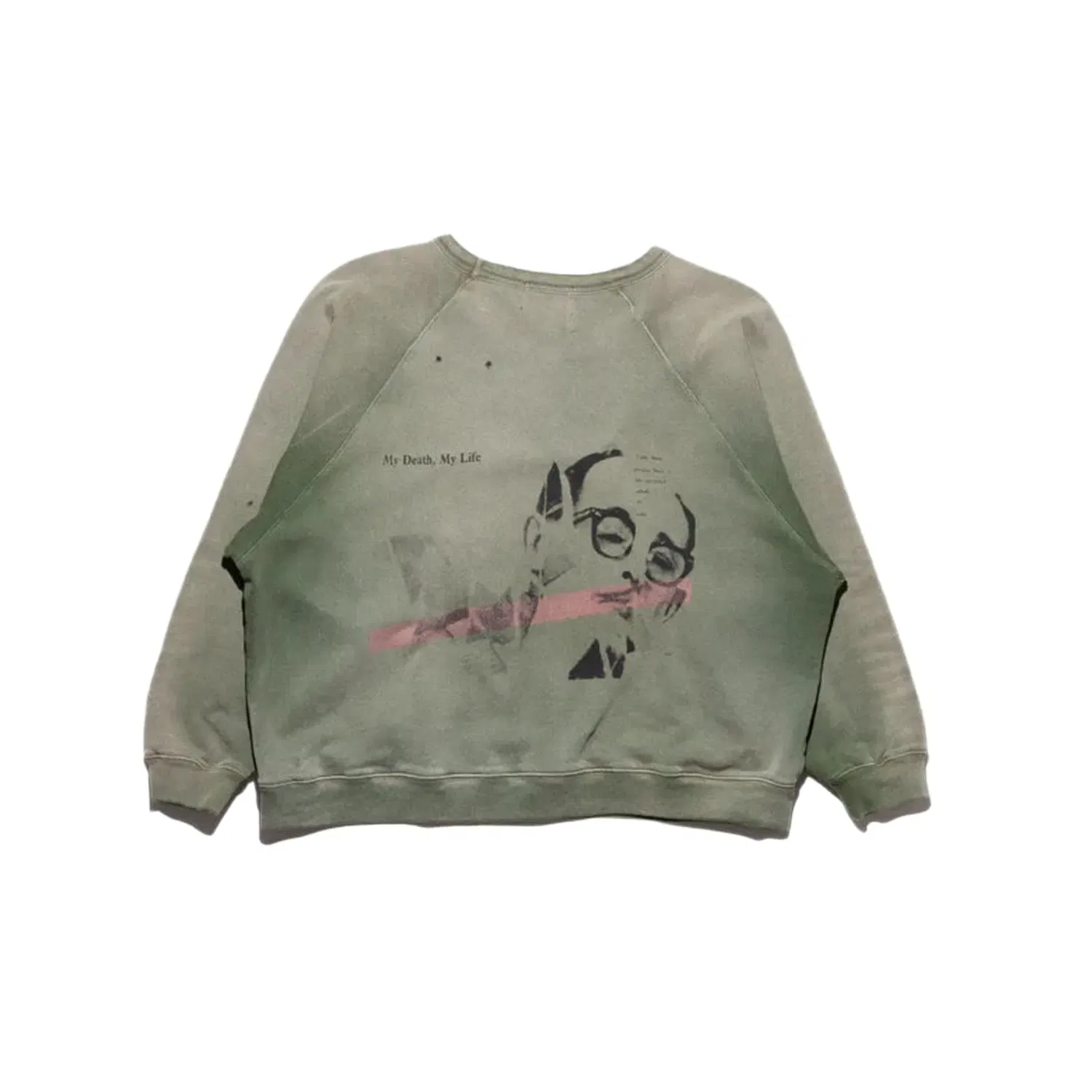 Enfants Riches Déprimés My Death My Life Raglan Sweatshirt Gardener Green