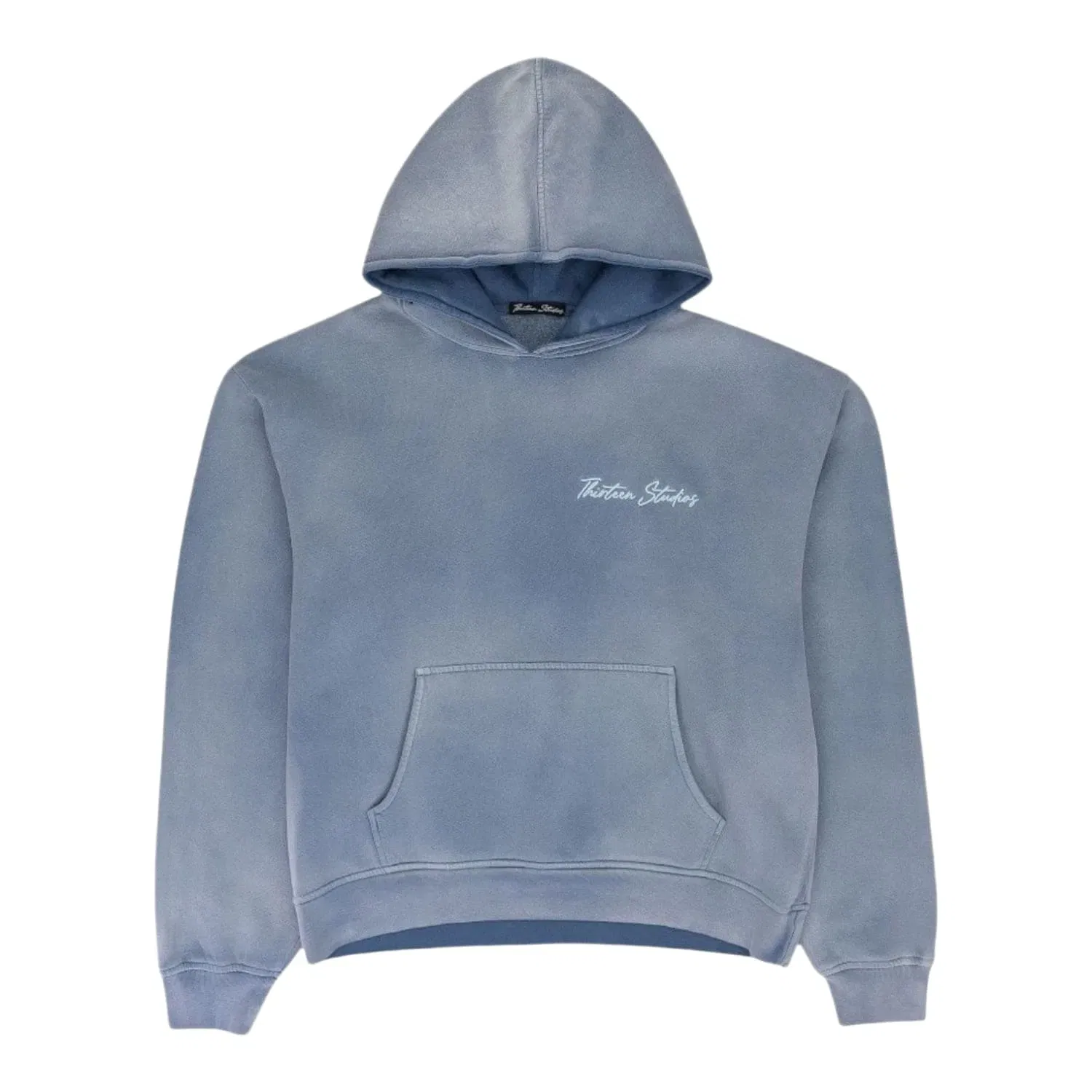Thirteen Studios Tinted Blue Hoodie